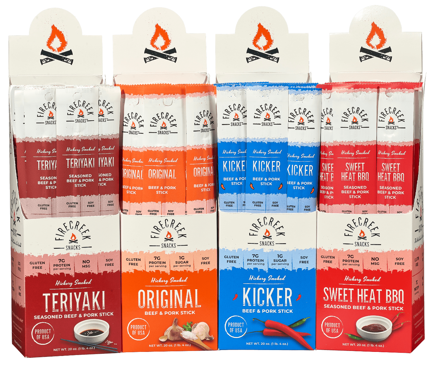 80 - Piece SUPER Sampler Pack - FireCreek Snacks