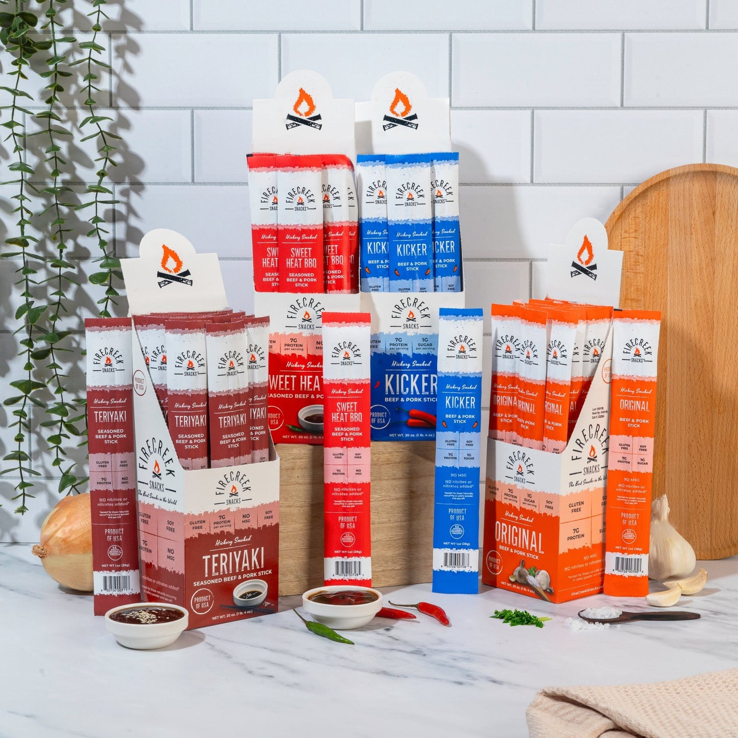 80 - Piece SUPER Sampler Pack - FireCreek Snacks