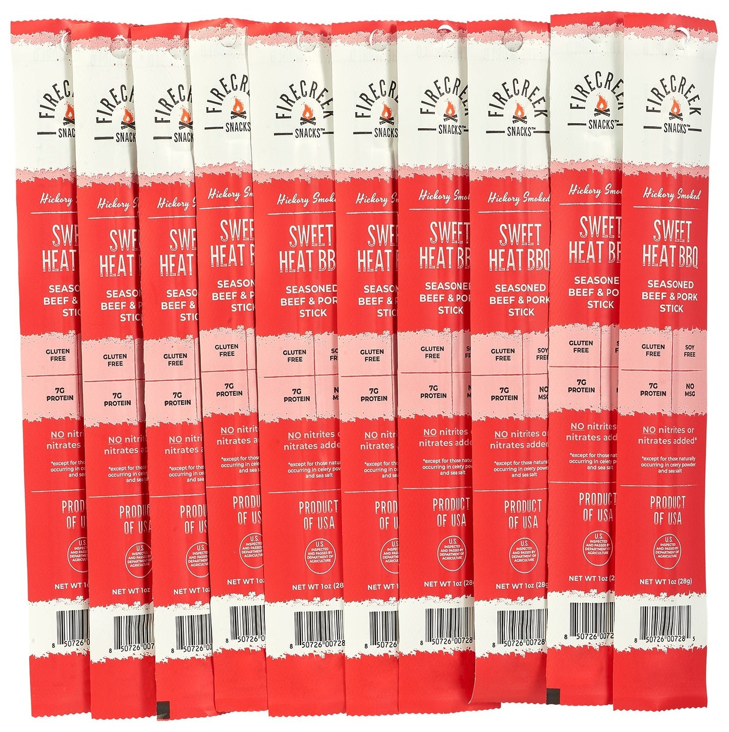 Sweet Heat BBQ Meat Sticks - FireCreek Snacks