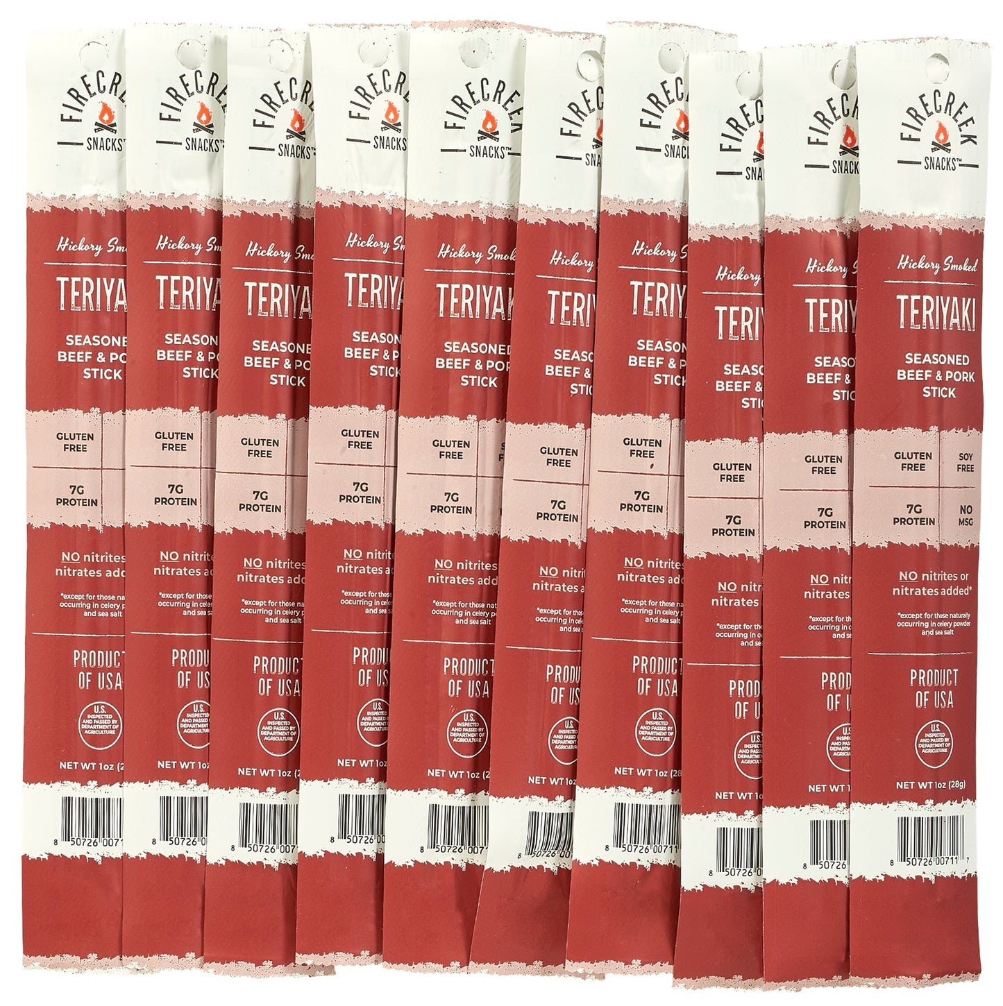 Teriyaki Meat Sticks - FireCreek Snacks