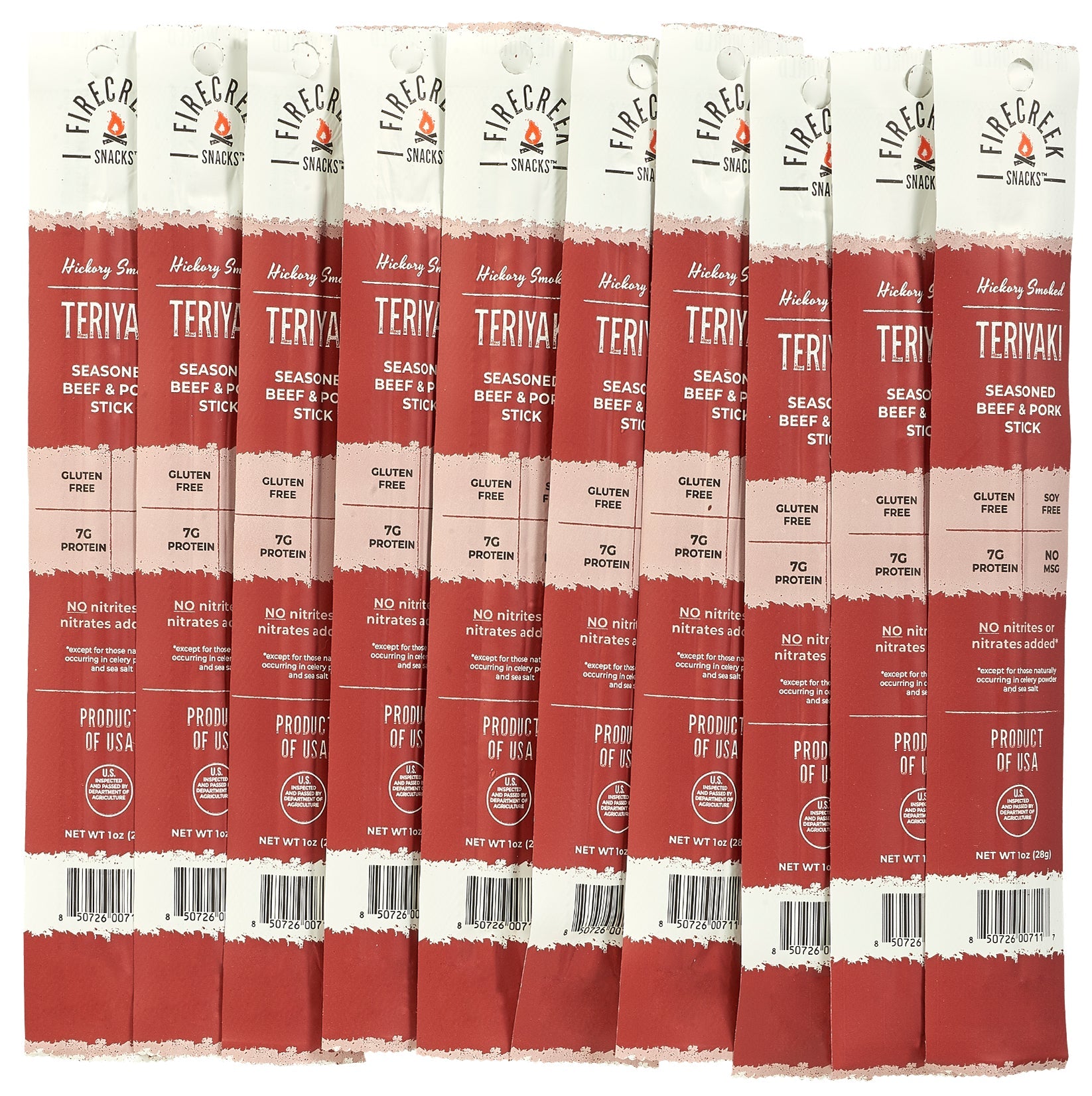 Teriyaki Meat Sticks - FireCreek Snacks