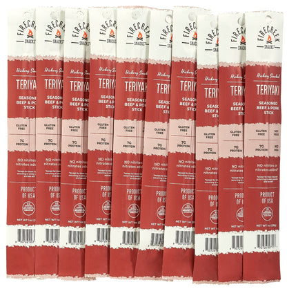 Teriyaki Meat Sticks - FireCreek Snacks