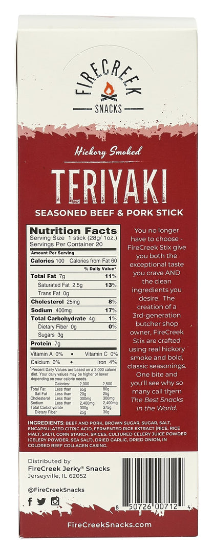 Teriyaki Stix - FireCreek Snacks